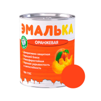 ЭМАЛЬ ПФ-115С ЭМАЛЬКА для наружных и внутренних работ 0.9л. оранжевая