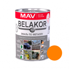 Эмаль Belakor 12 по металлу атмосферостойкая быстросохнущая 1л. оранжевая