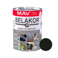 Эмаль Belakor 12 по металлу атмосферостойкая быстросохнущая 1л. чёрная