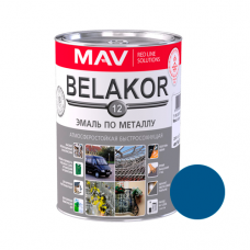 Эмаль Belakor 12 по металлу атмосферостойкая быстросохнущая 1л. синяя
