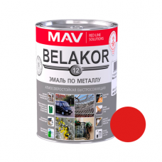 Эмаль Belakor 12 по металлу атмосферостойкая быстросохнущая 1л. красная