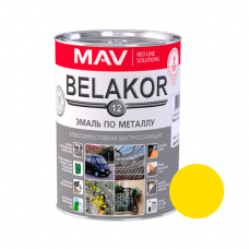 Эмаль Belakor 12 по металлу атмосферостойкая быстросохнущая 1л. жёлтая