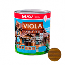 Состав VIOLA Classic HT 30 защитно-декоративный для древесины 1л. палисандр