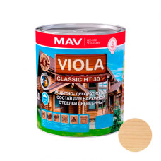 Состав VIOLA Classic HT 30 защитно-декоративный для древесины 1л. бесцветный