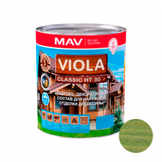 Состав VIOLA Classic HT 30 защитно-декоративный для древесины 1л. папоротник