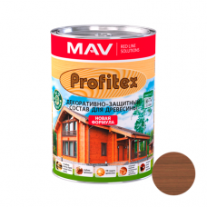 Состав PROFITEX декоративно-защитный для древесины 1л. махагон