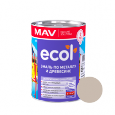 Эмаль ECOL по металлу и древесине ПФ-115С бежевая глянцевая 1л.