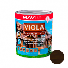 Состав VIOLA Classic HT 30 защитно-декоративный для древесины 1л. венге