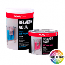 Краска BELAKOR AQUA для радиаторов белая полуглянцевая 0.5л. Краска BELAKOR AQUA для радиаторов белая полуглянцевая 0.5л.