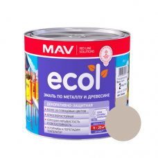 Эмаль ECOL по металлу и древесине ПФ-115С бежевая глянцевая 2.4л.