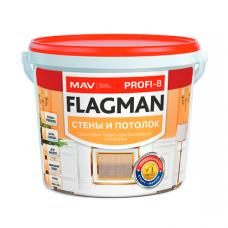 Шпатлевка FLAGMAN PROFI-8 интерьерная старт-финиш 5л. белая